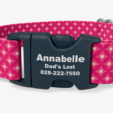 closeup view of personalization