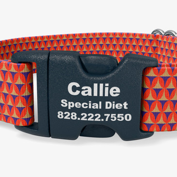 closeup view of personalization
