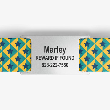 closeup of nameplate personalization