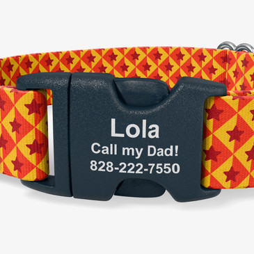 closeup view of personalization