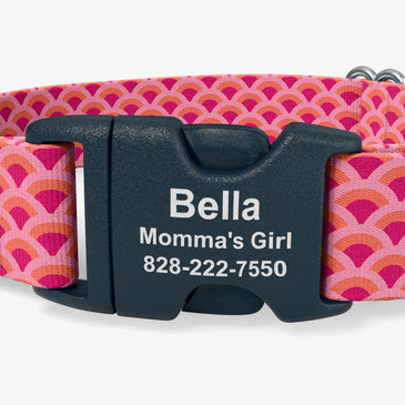 closeup view of personalization