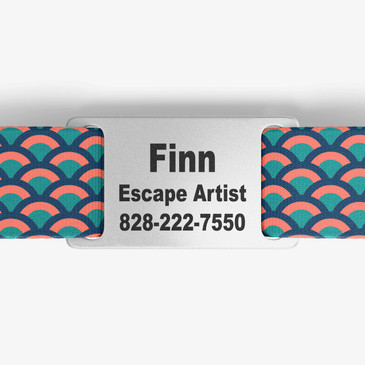 closeup of nameplate personalization