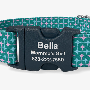 closeup view of personalization