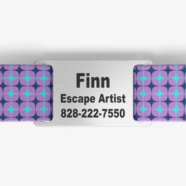 closeup of nameplate personalization