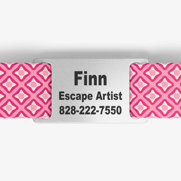 closeup of nameplate personalization