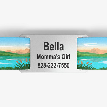closeup of nameplate personalization