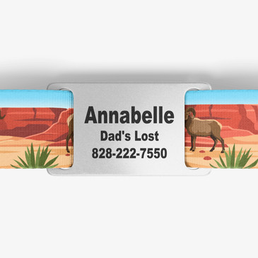 closeup of nameplate personalization