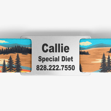 closeup of nameplate personalization