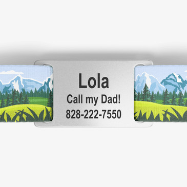 closeup of nameplate personalization