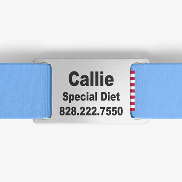 closeup of nameplate personalization