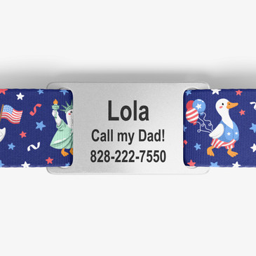 closeup of nameplate personalization
