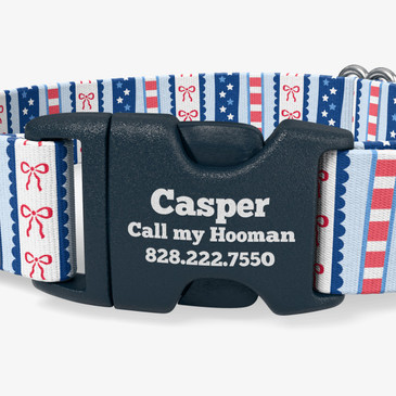 closeup view of personalization