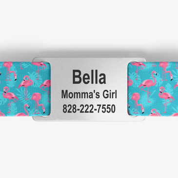 closeup of nameplate personalization