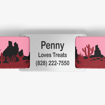 closeup of nameplate personalization