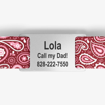 closeup of nameplate personalization