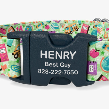 closeup view of personalization