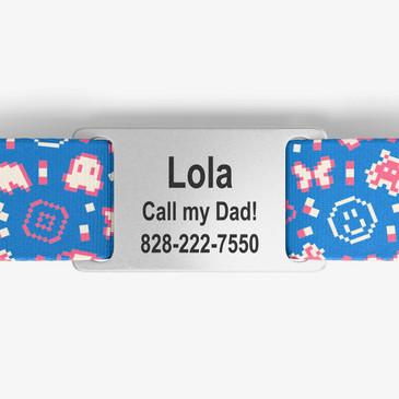 closeup of nameplate personalization