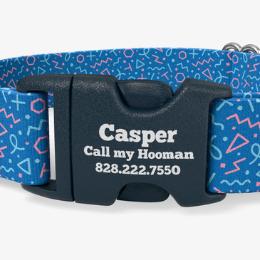 closeup of buckle personalization