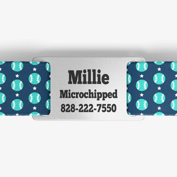 closeup of nameplate personalization