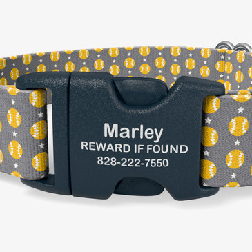 closeup view of personalization