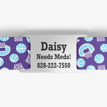 closeup of nameplate personalization