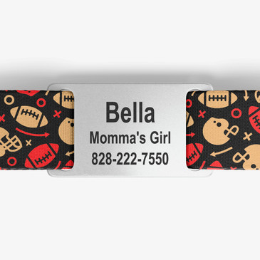 closeup of nameplate personalization