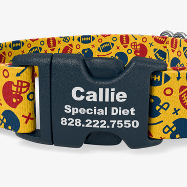 closeup view of personalization