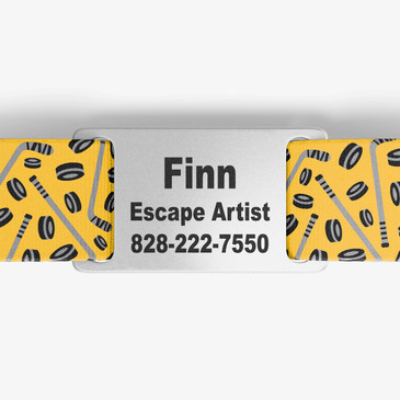 closeup of nameplate personalization