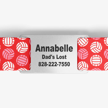 closeup of nameplate personalization