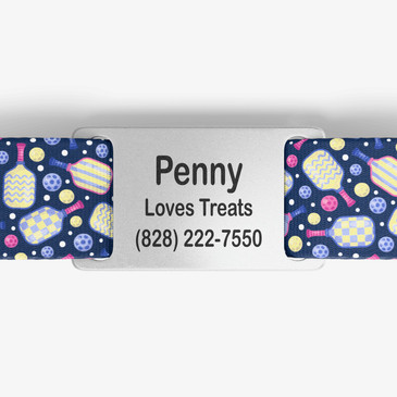 closeup of nameplate personalization