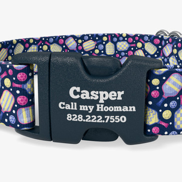 closeup view of personalization