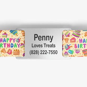 closeup of nameplate personalization
