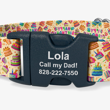 closeup view of personalization
