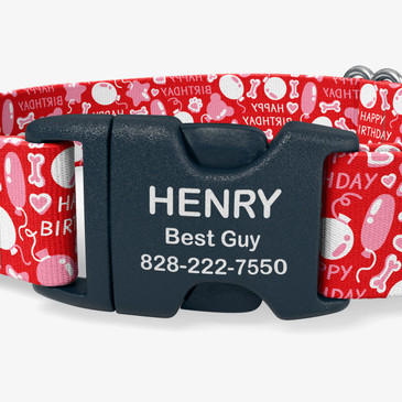 closeup of buckle personalization