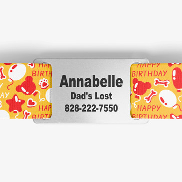 closeup of nameplate personalization