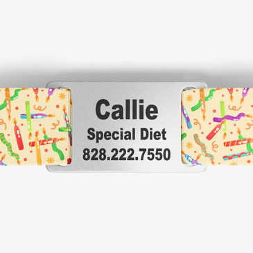 closeup of nameplate personalization