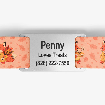 closeup of nameplate personalization