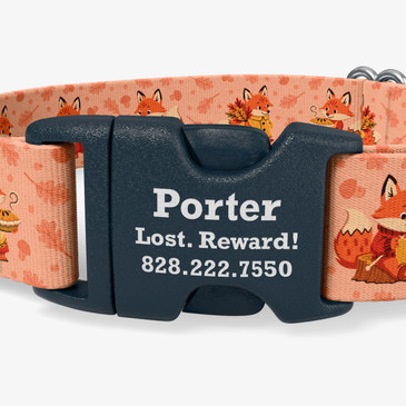 closeup view of personalization