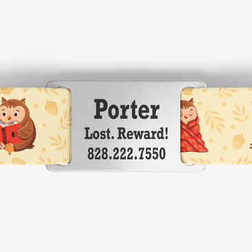 closeup of nameplate personalization