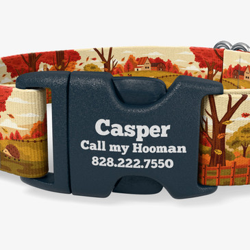 closeup of buckle personalization
