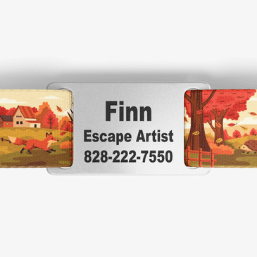 closeup of nameplate personalization