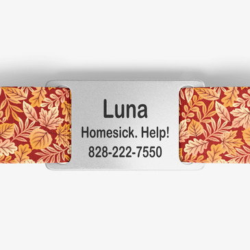 closeup of nameplate personalization