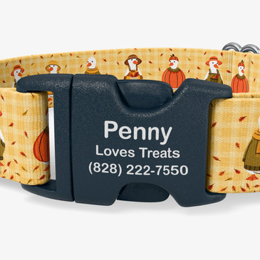 closeup view of personalization