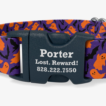 closeup of buckle personalization