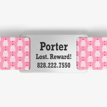 closeup of nameplate personalization