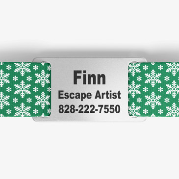 closeup of nameplate personalization