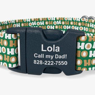 closeup view of personalization