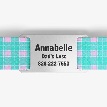 closeup of nameplate personalization