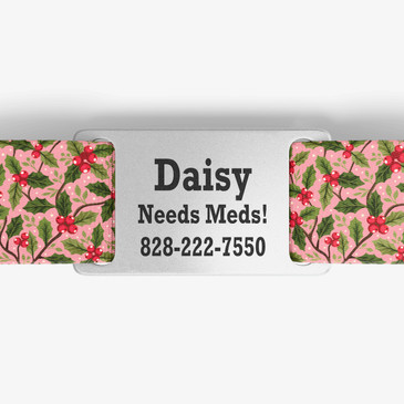 closeup of nameplate personalization