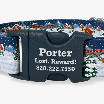 closeup of buckle personalization